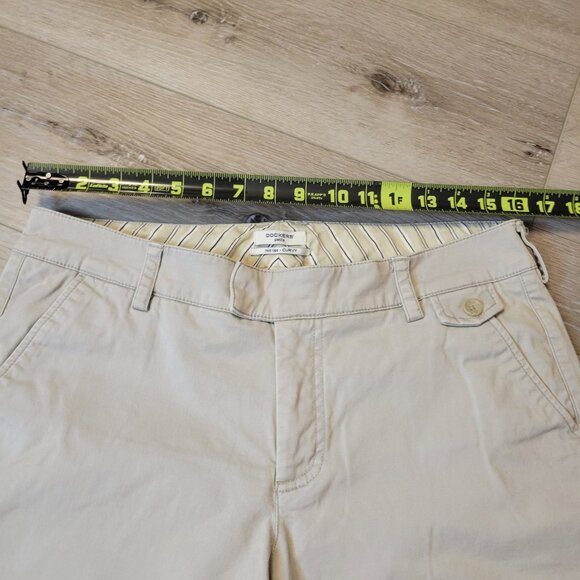 Dockers Women's Dress Pants 12P Med Beige Mid Rise Curvy Career Trousers - Picture 5 of 7